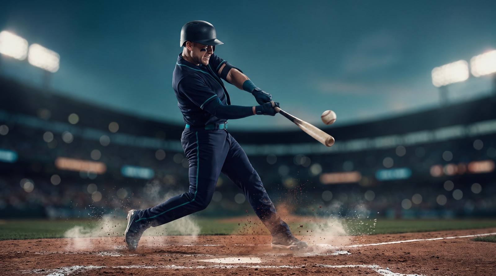 Hitter at contact during batting practice, analyzed frame by frame